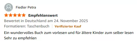 Rezension von Petra Fiedler auf Amazon