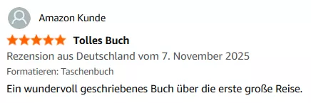 Rezension eines Kunden auf Amazon