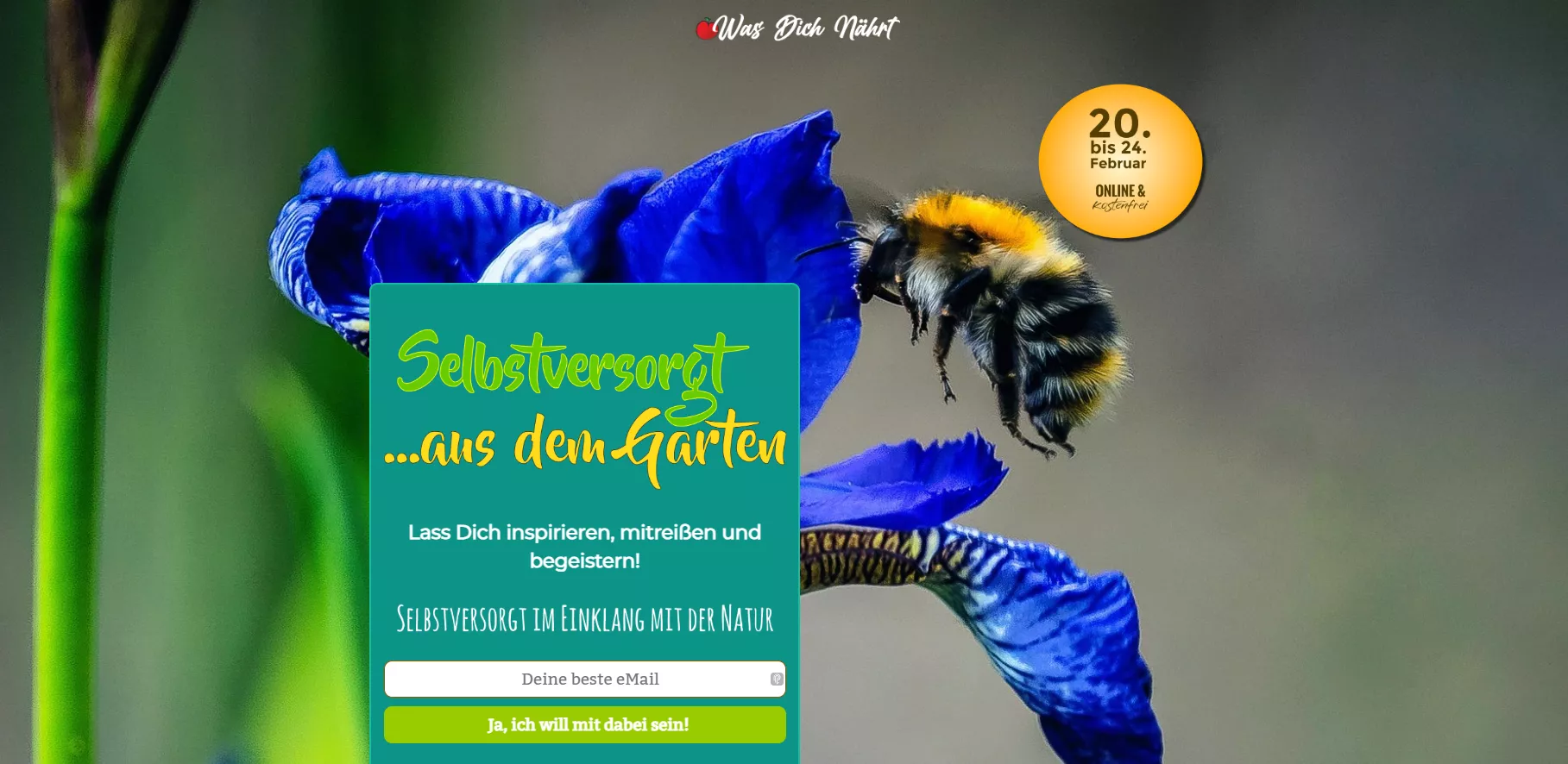 Onlinekongress "Selbstversorgt aus dem Garten"